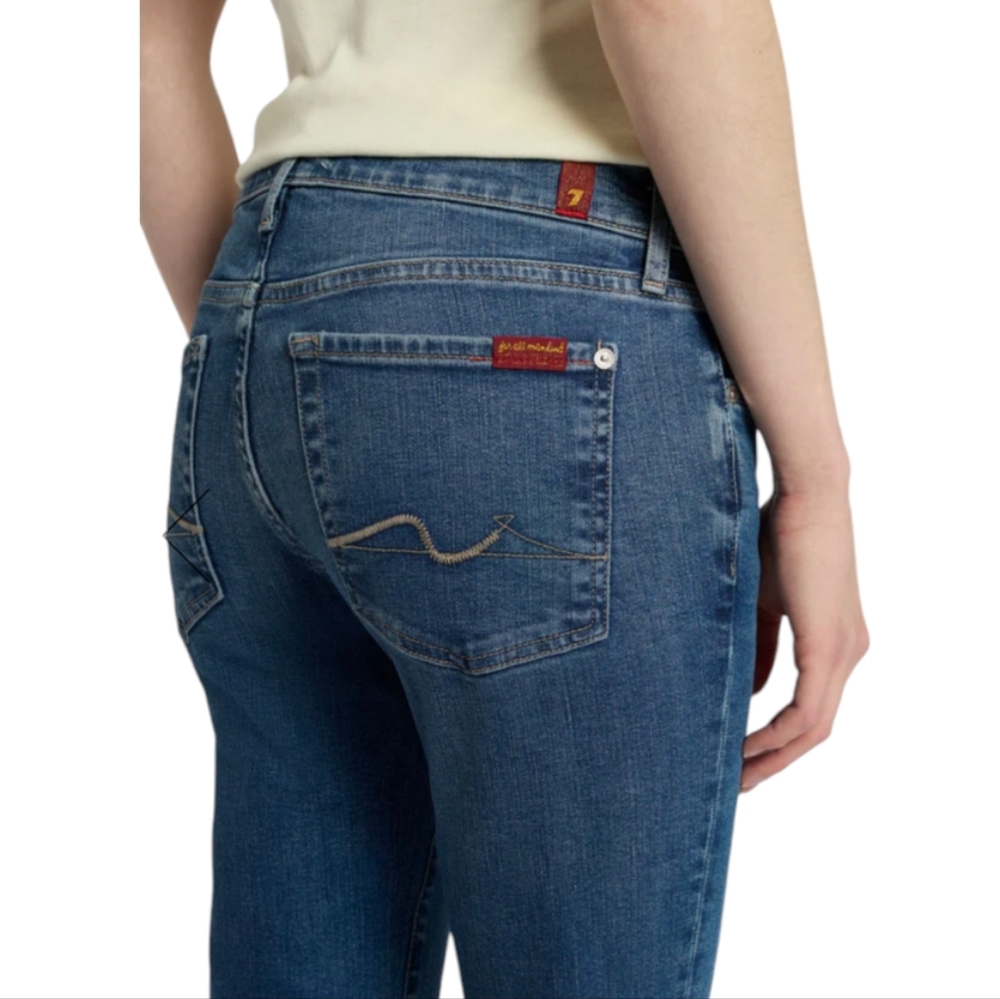 SEVEN FOR ALL MANKIND 7FAMK Bootcut jeans sz 26x36L style#JU075Y702S *TALL*